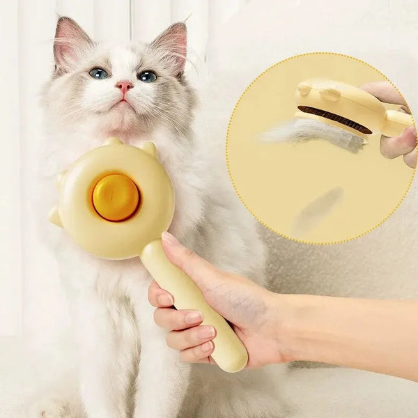 One-Click Pet Hair Removal Brush